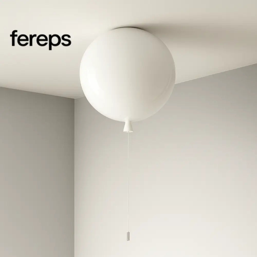 Balloon-shaped ceiling light - modern light for stylish rooms White / 20cm