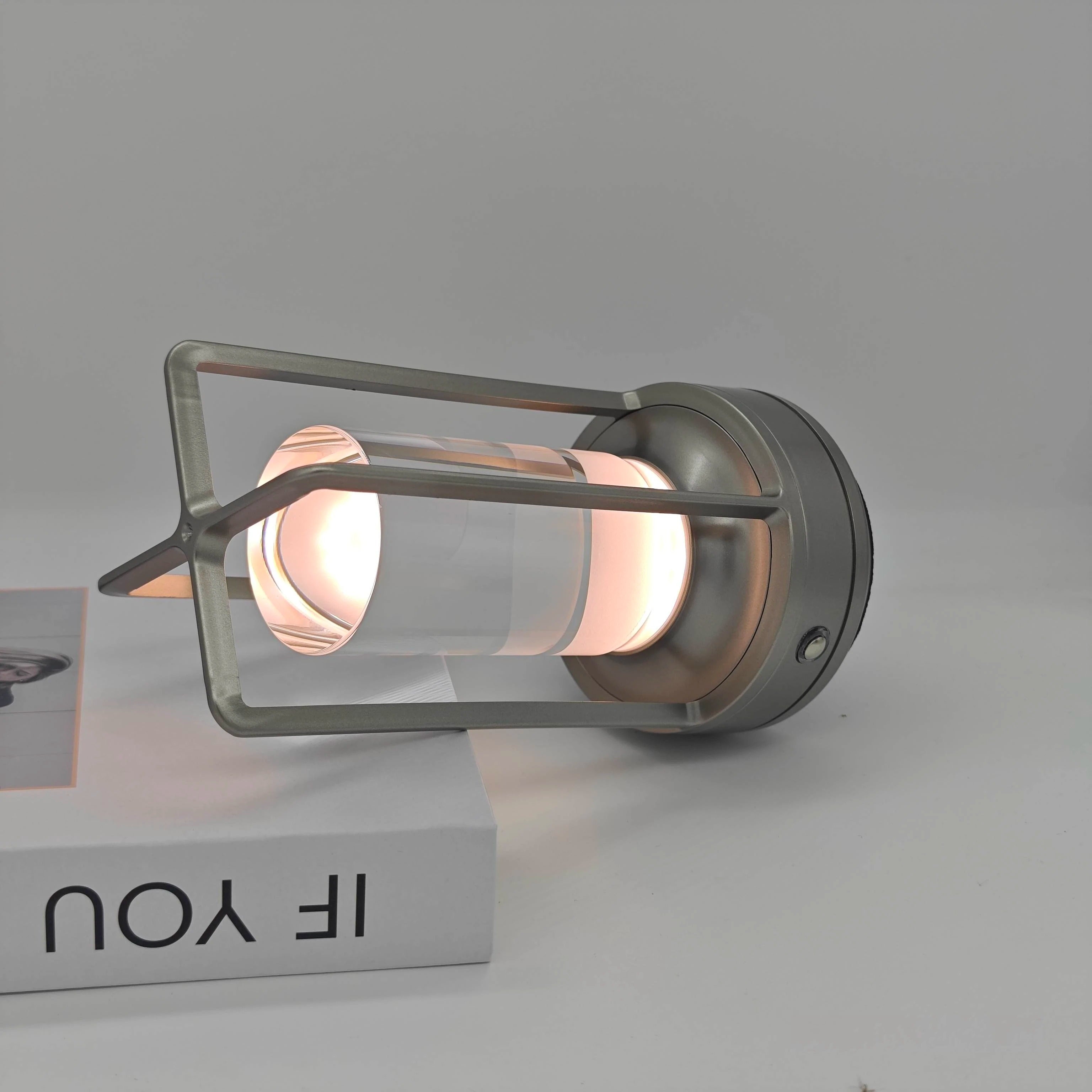 Rechargeable LED Crystal Table Lamp – Touch Control Night Light for Bedroom & Decorative Use
