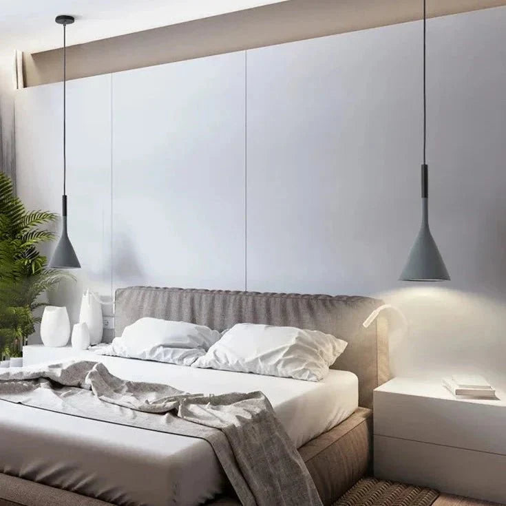 Design suspension | Minimalist ceiling lamp with height adjustment