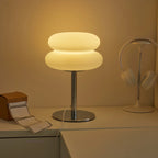 Tri-Color Dimming Table Lamp with 9 Brightness Levels – Creamy Bedside and Desk Lamp