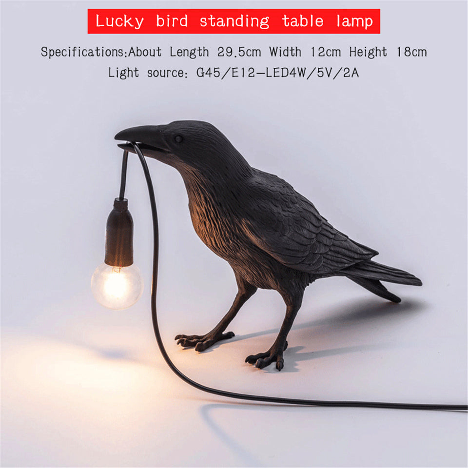 Aventa Bird Lamp Elegant Bird-Shaped LED Wall Light For Home Decor And Ambient Glow