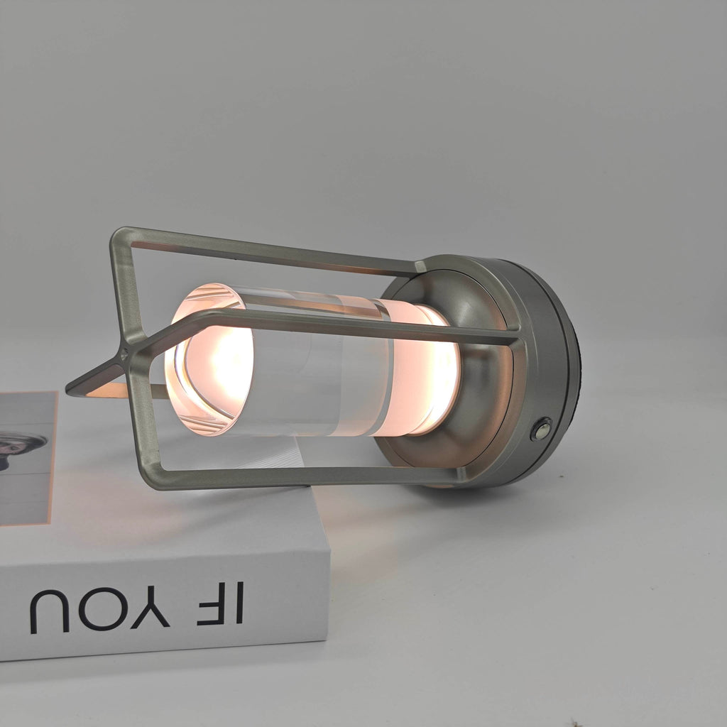 Rechargeable LED Crystal Table Lamp – Touch Control Night Light for Bedroom & Decorative Use