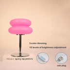 Tri-Color Dimming Table Lamp with 9 Brightness Levels – Creamy Bedside and Desk Lamp