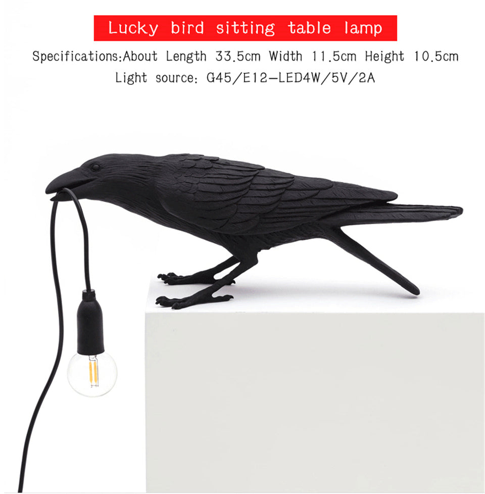 Aventa Bird Lamp Elegant Bird-Shaped LED Wall Light For Home Decor And Ambient Glow