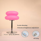 Tri-Color Dimming Table Lamp with 9 Brightness Levels – Creamy Bedside and Desk Lamp