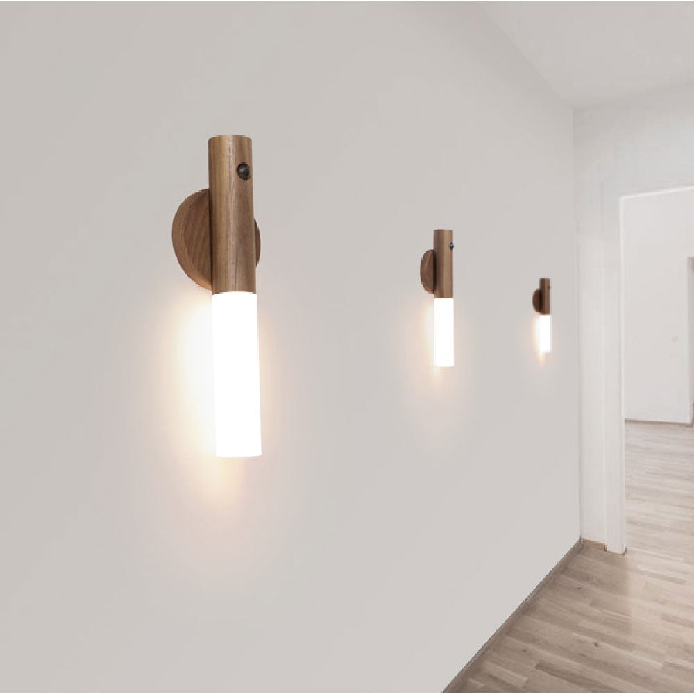 Rechargeable LED Wall Lamp – USB Magnetic Motion Sensor Light for Bedroom, Living Room & Staircase