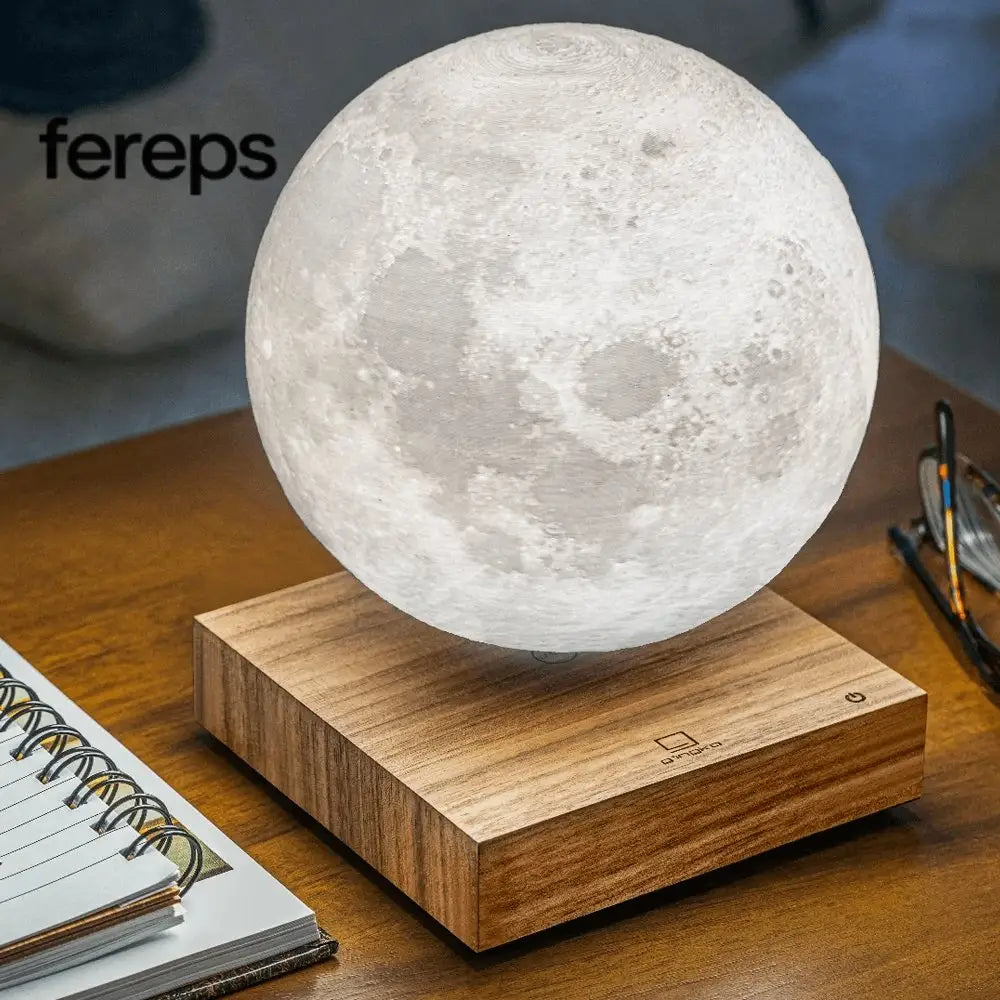 Floating Moon Lamp - Magnetic floating LED lamp Light brown / EU