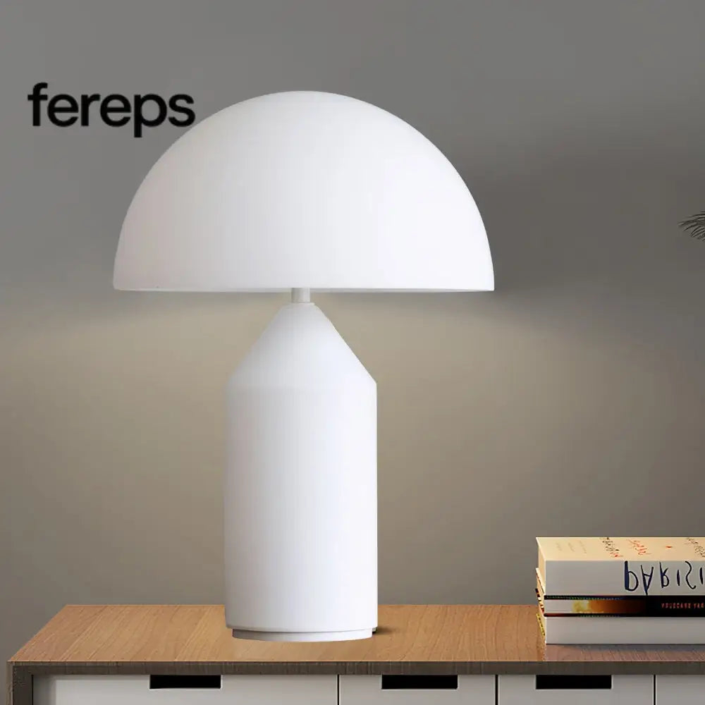 Geometric table lamp - iconic modern design for stylish interiors Matt white / 25cm x H 35cm