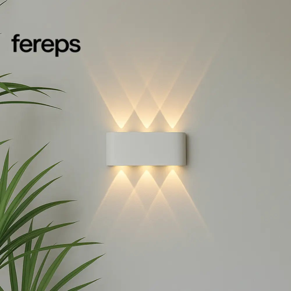 Indoor/outdoor wall light - Modern minimalist design 6W | White (Out of stock) / Warm white (2700-3500K)