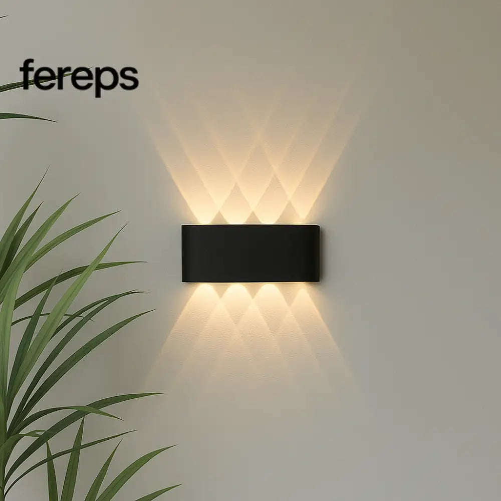 Indoor/outdoor wall light - Modern minimalist design 8W | Black (Out of stock) / Natural white (3500-5500K)