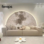 Minimalist Half-Moon Wall Lamp – LED Wall Lights Indoor for Hallway and Porch - Modern Sconce Light Design