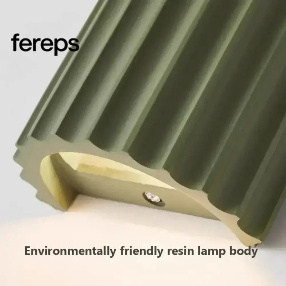 Minimalist wall light - modern design with a touch of color