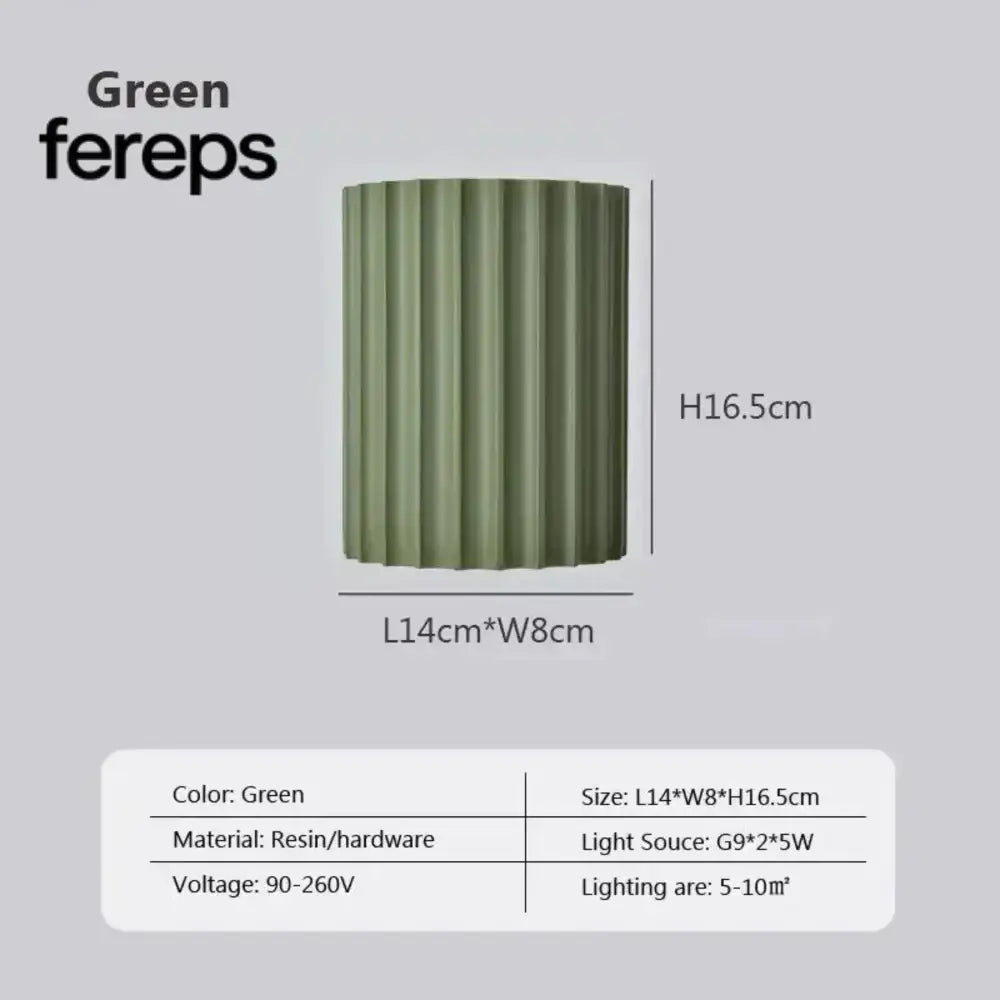 Minimalist wall light - modern design with a touch of color