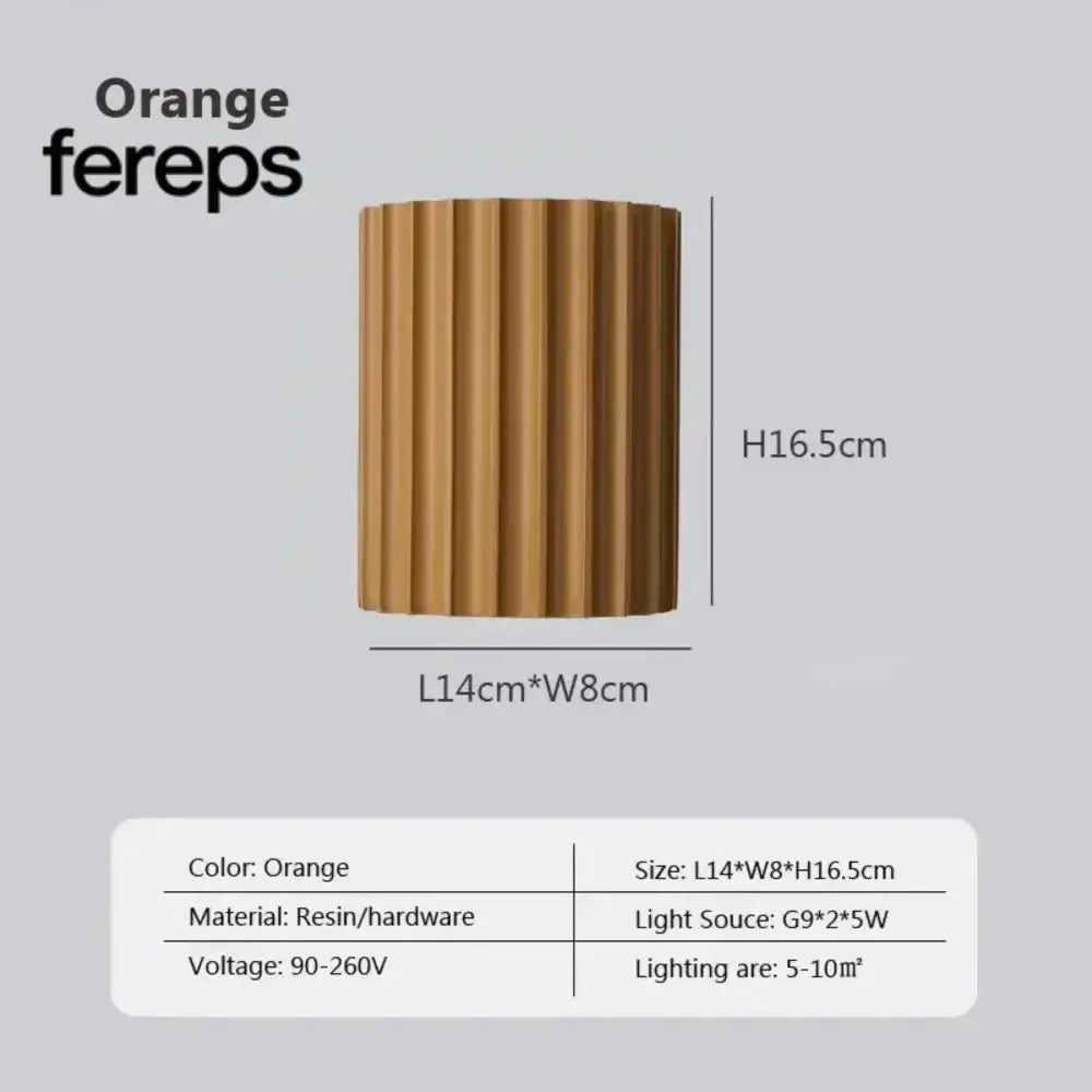 Minimalist wall light - modern design with a touch of color