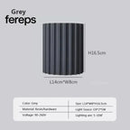 Minimalist wall light - modern design with a touch of color Gray
