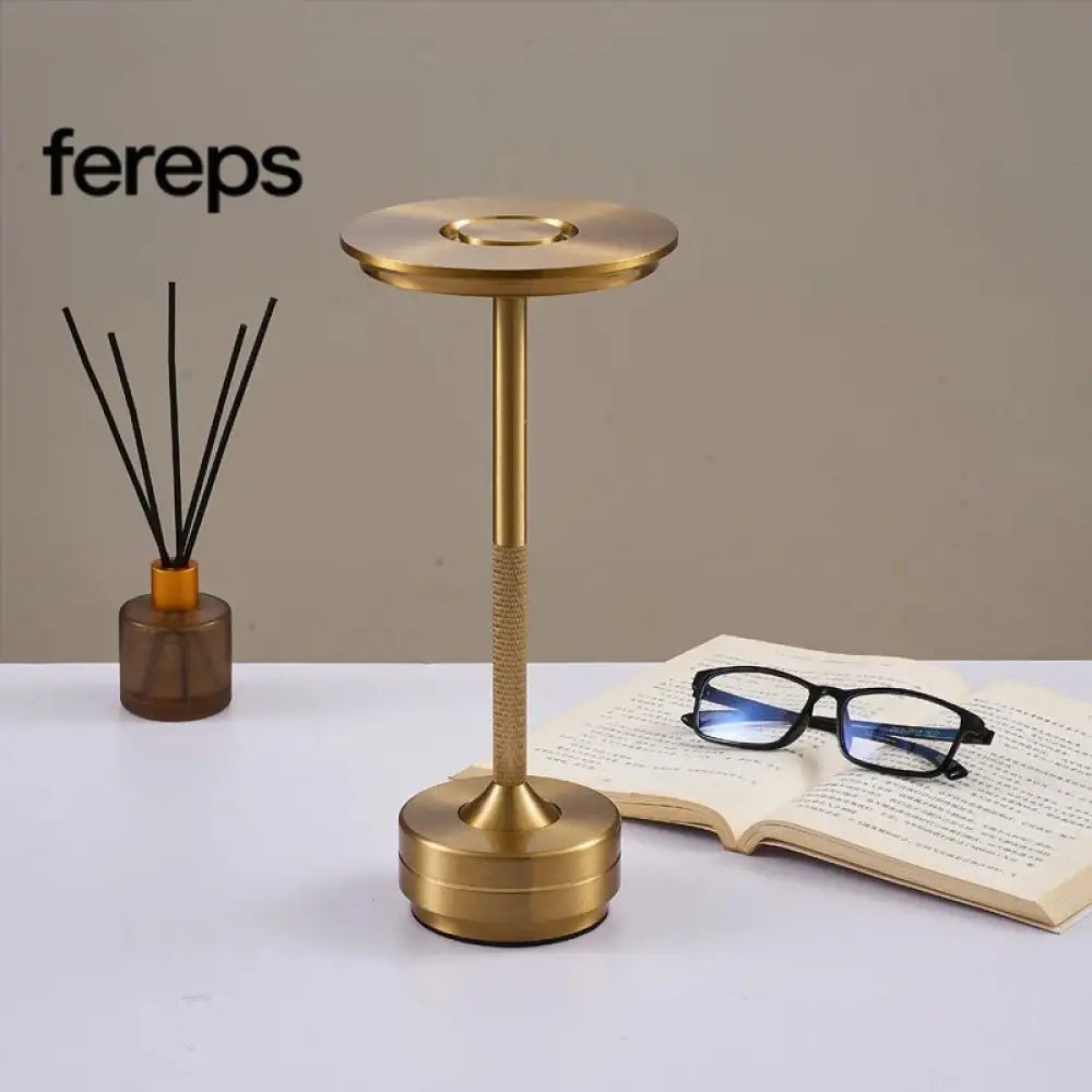 Modern Cordless Table Lamp - Rechargeable With LED Touch Sensor