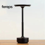 Modern Cordless Table Lamp - Rechargeable With LED Touch Sensor Black