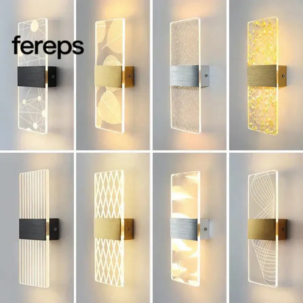 Modern LED Acrylic Wall Lamp – Nordic Wall Sconce Lighting for Home Décor Stylish Energy-Efficient Wall Lights