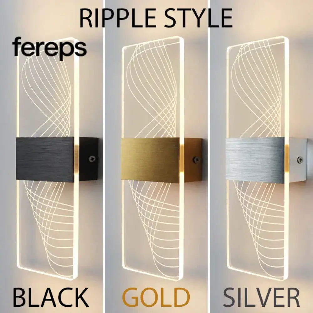 Modern LED Acrylic Wall Lamp – Nordic Wall Sconce Lighting for Home Décor Stylish Energy-Efficient Wall Lights