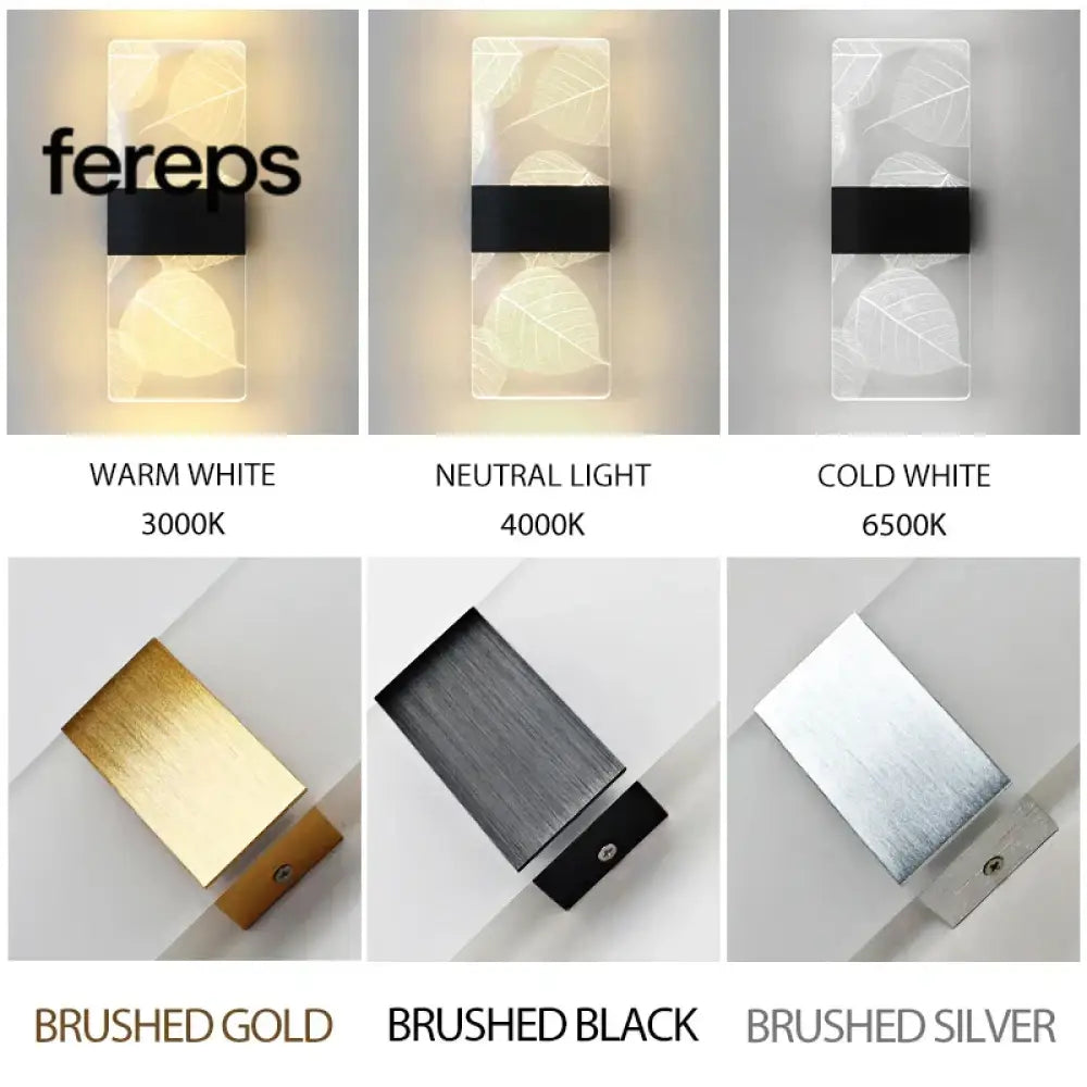 Modern LED Acrylic Wall Lamp – Nordic Wall Sconce Lighting for Home Décor Stylish Energy-Efficient Wall Lights