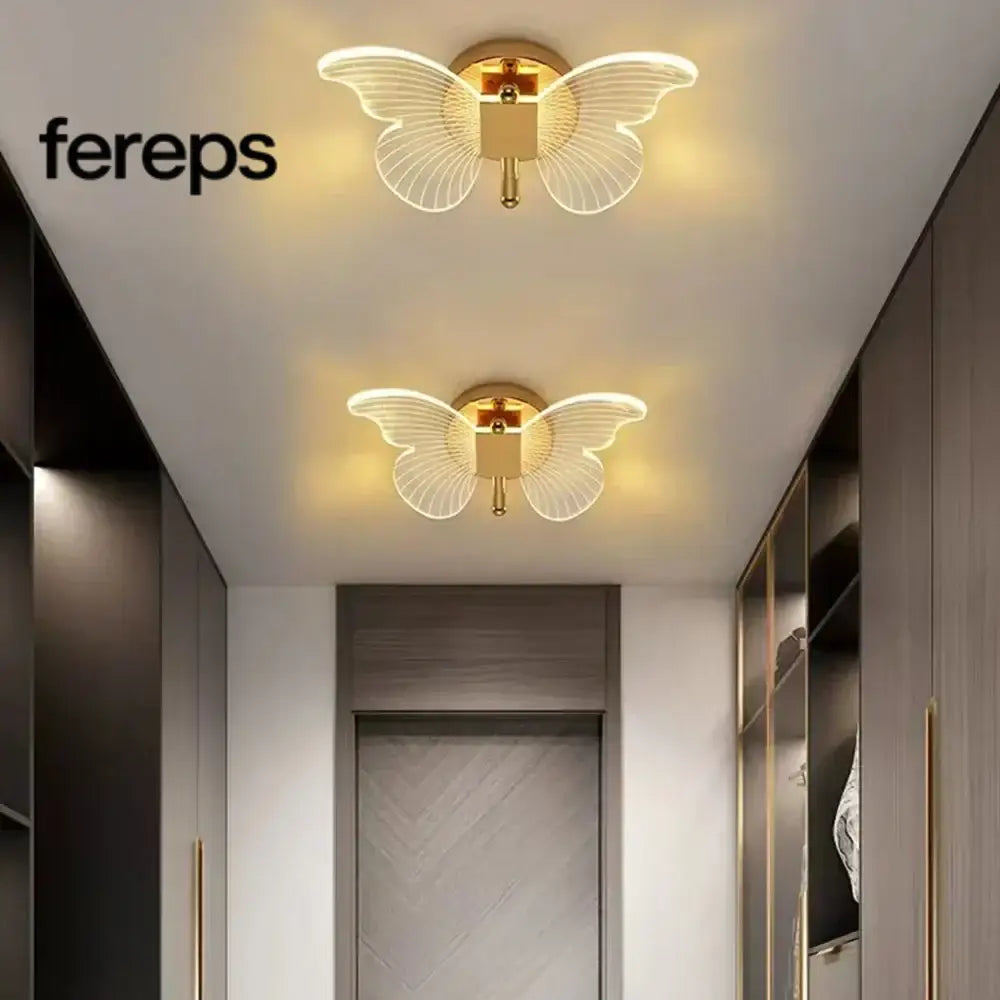 Modern LED Butterfly Wall Lamp – Creative Acrylic Wall Sconces for Indoor Home Decoration