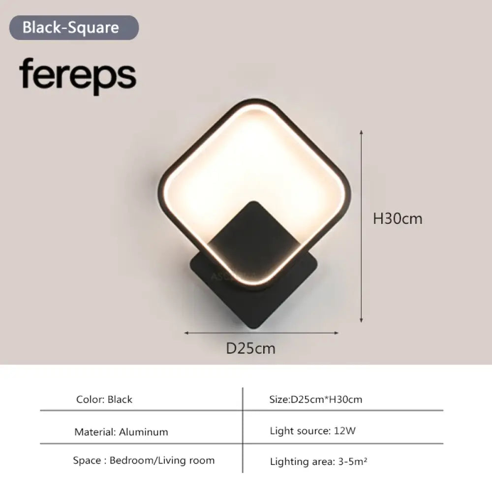 Modern LED Wall Lamp – Minimalist Nordic Wall Sconce for Indoor Lighting and Home Decor
