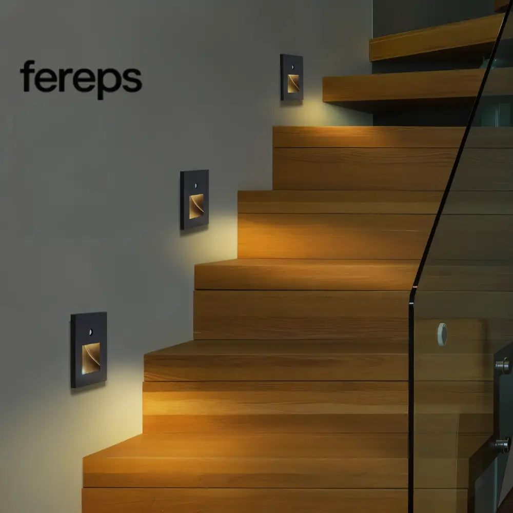 Modern motion sensor staircase light - Stylish & safe home lighting