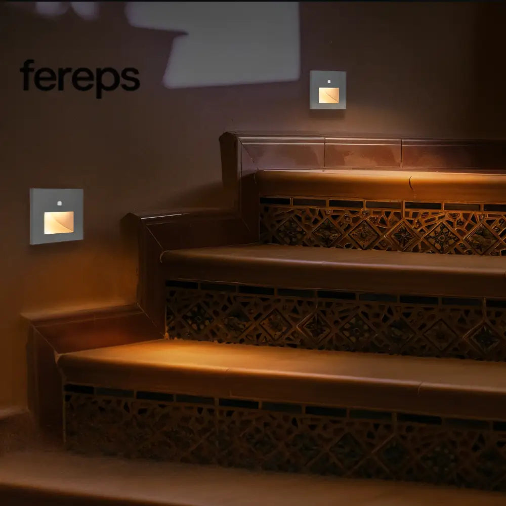 Modern motion sensor staircase light - Stylish & safe home lighting