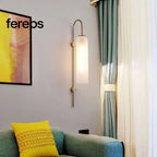 Modern Nordic Glass Pendant Ceiling Lamp – E27 LED Ceiling Light Fixture for Bedroom and Living Room