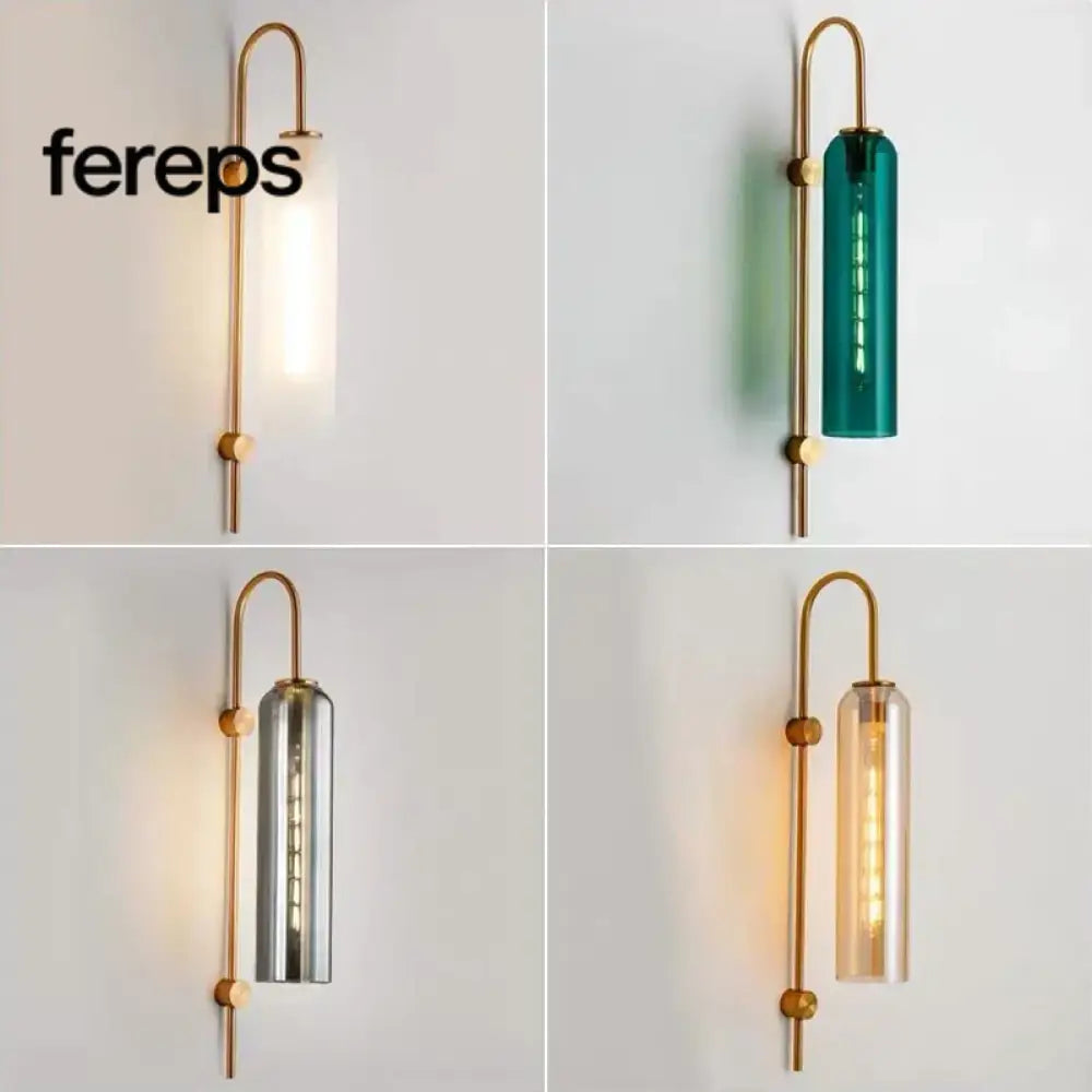 Modern Nordic Glass Pendant Ceiling Lamp – E27 LED Ceiling Light Fixture for Bedroom and Living Room