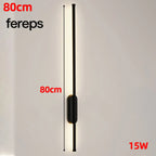 Modern Nordic LED Wall Light – Wall Lamp for Living Room and Bedroom Black 15W / Warm White (2700-3500K)