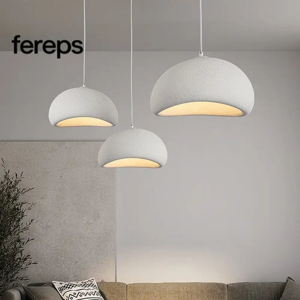 Modern Nordic Wabi-Sabi LED Pendant Light – Adjustable Kitchen Pendant Lighting for Dining Room and Living Room