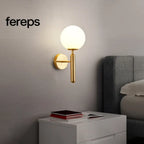 Modern Wall Light Fixture – Sleek Wall Lamp for Bedroom and Living Room Decor – Energy Efficient Sconce with Easy