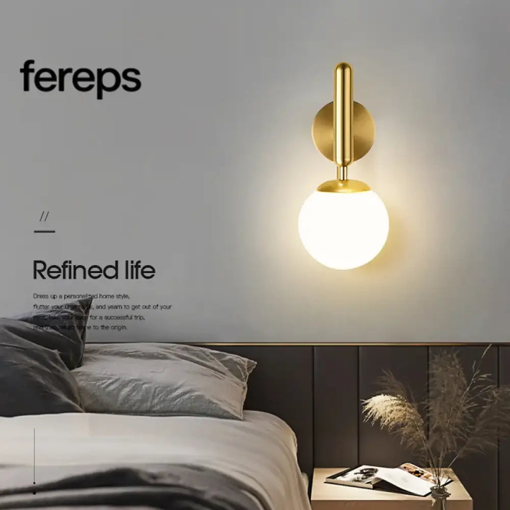 Modern Wall Light Fixture – Sleek Wall Lamp for Bedroom and Living Room Decor – Energy Efficient Sconce with Easy