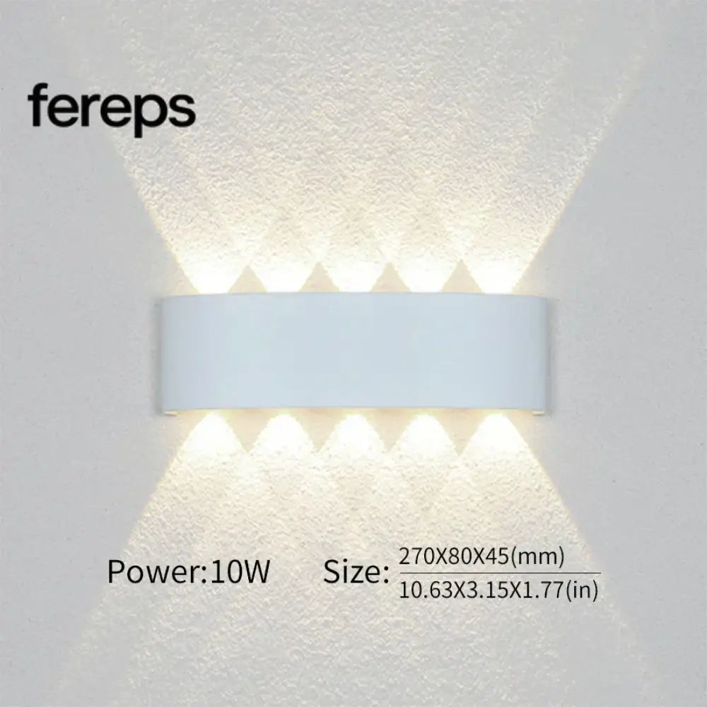 Modern Waterproof LED Wall Light for Indoor and Outdoor Use