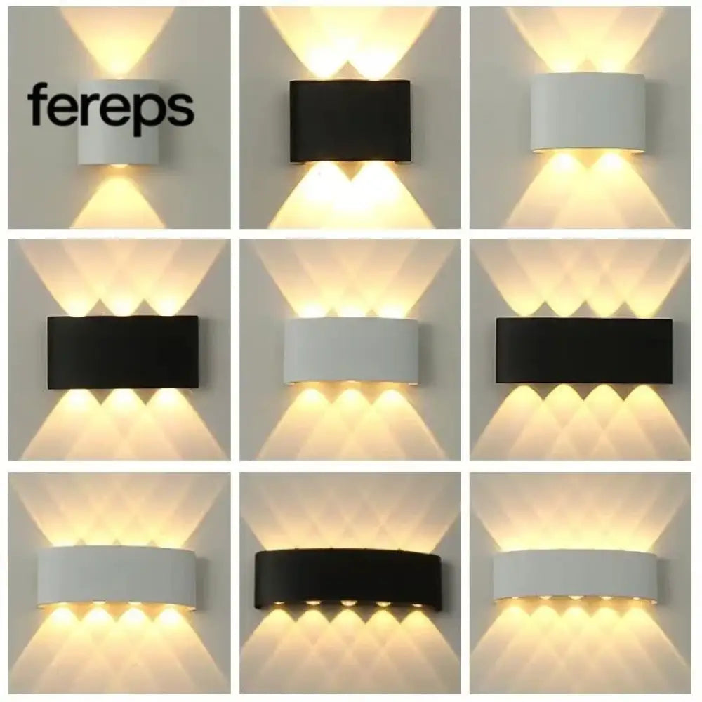 Modern Waterproof LED Wall Light for Indoor and Outdoor Use