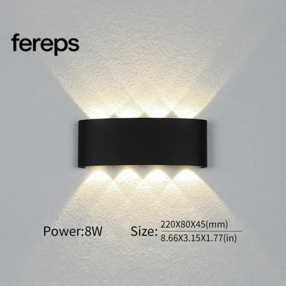 Modern Waterproof LED Wall Light for Indoor and Outdoor Use
