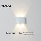 Modern Waterproof LED Wall Light for Indoor and Outdoor Use