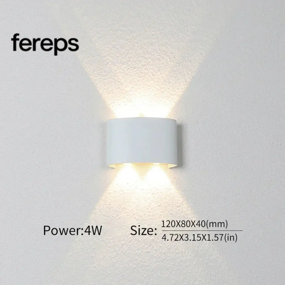 Modern Waterproof LED Wall Light for Indoor and Outdoor Use