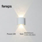 Modern Waterproof LED Wall Light for Indoor and Outdoor Use