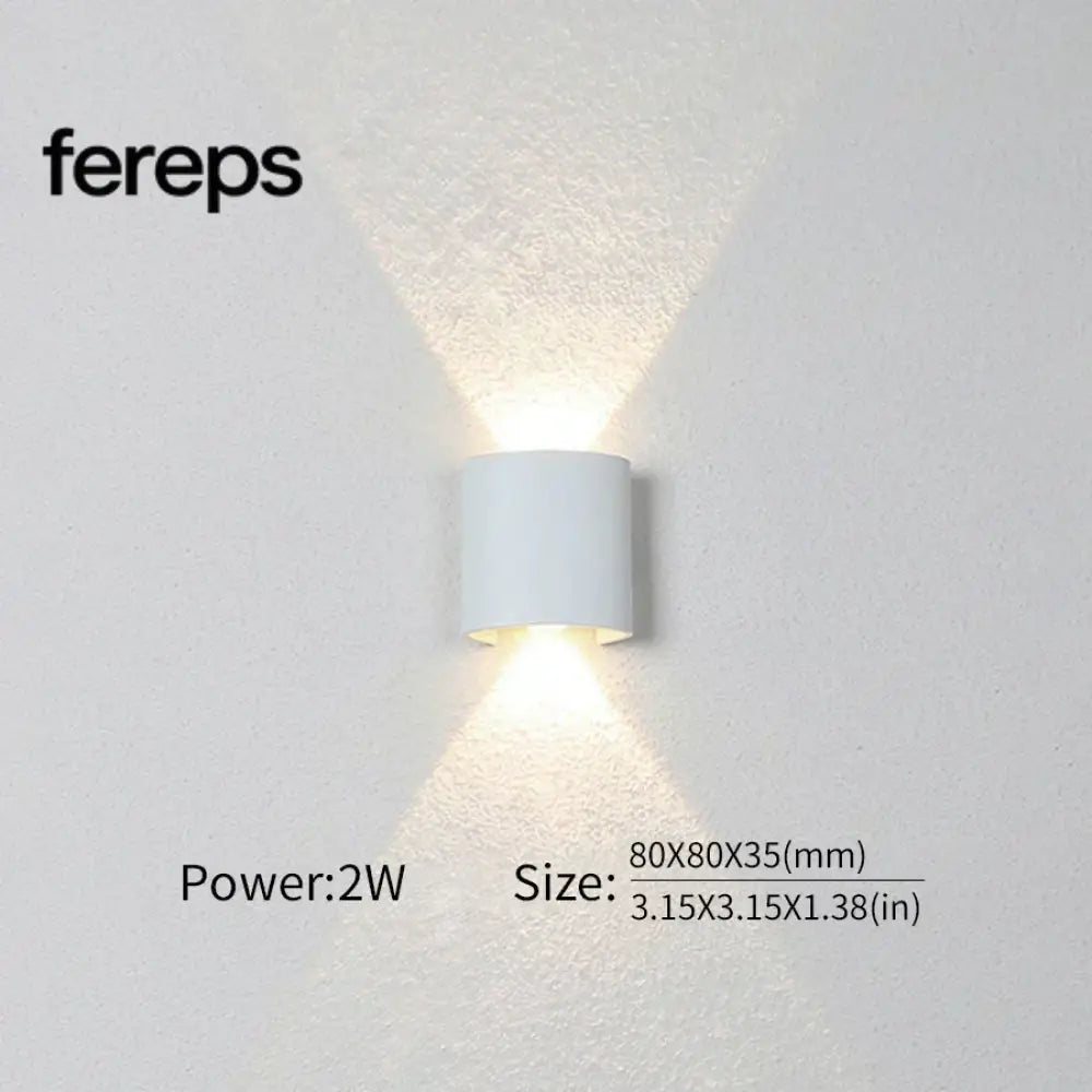Modern Waterproof LED Wall Light for Indoor and Outdoor Use