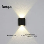 Modern Waterproof LED Wall Light for Indoor and Outdoor Use