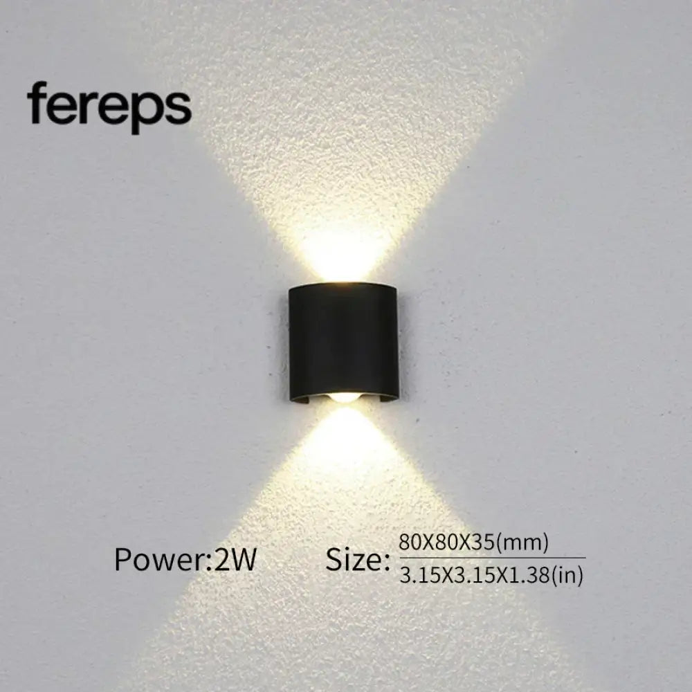 Modern Waterproof LED Wall Light for Indoor and Outdoor Use