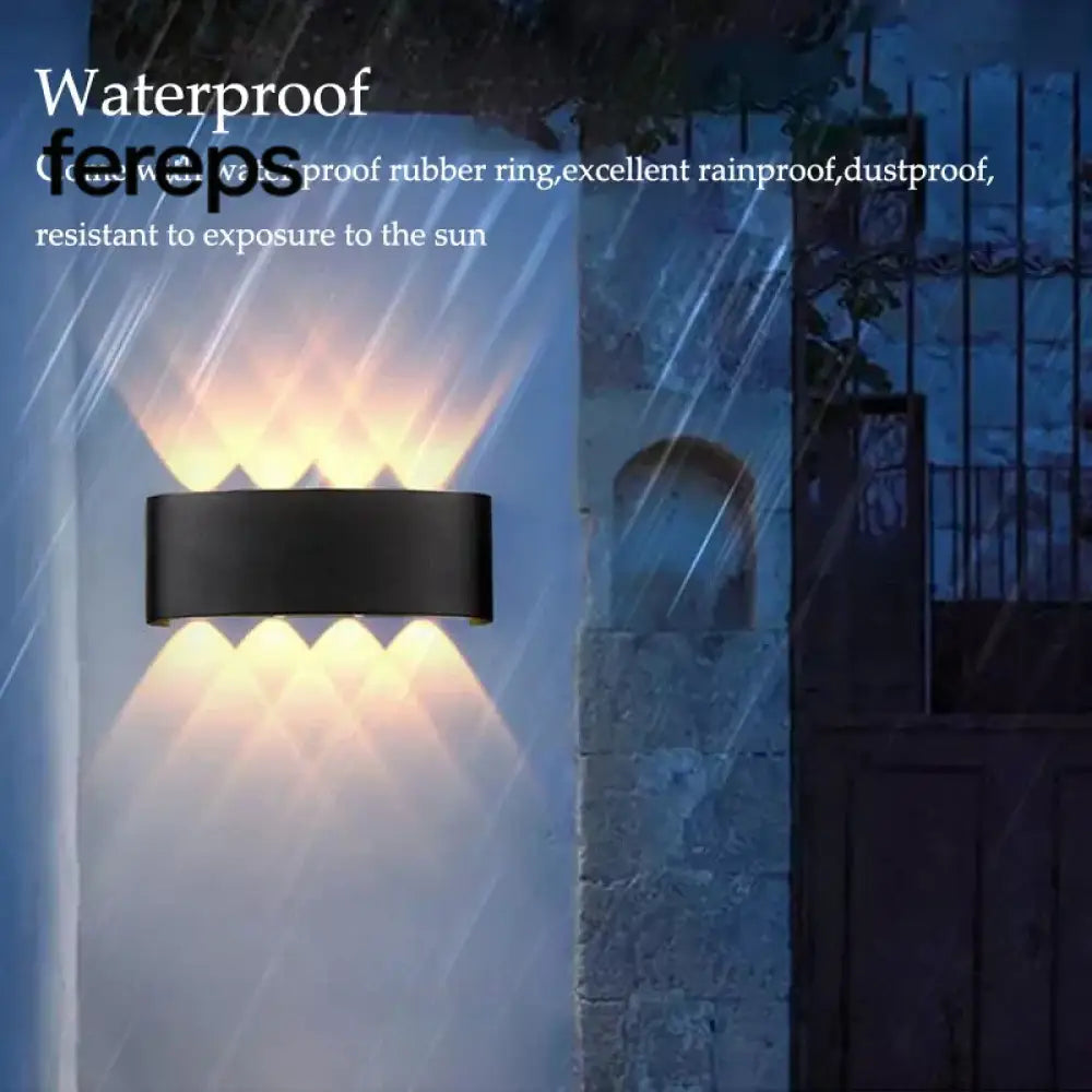 Modern Waterproof LED Wall Light for Indoor and Outdoor Use