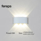 Modern Waterproof LED Wall Light for Indoor and Outdoor Use 6W White / Cold White