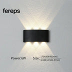 Modern Waterproof LED Wall Light for Indoor and Outdoor Use
