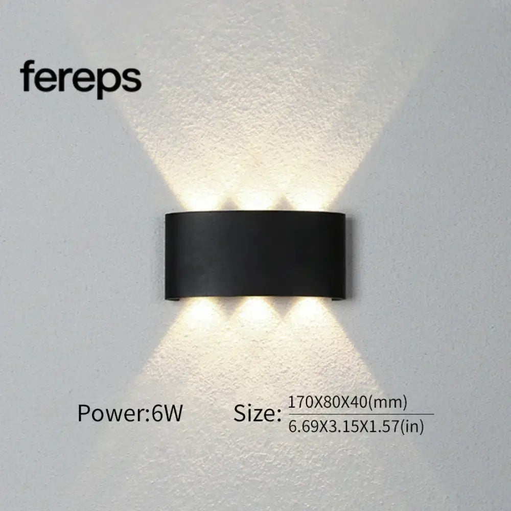 Modern Waterproof LED Wall Light for Indoor and Outdoor Use
