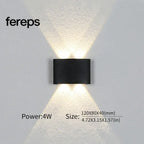 Modern Waterproof LED Wall Light for Indoor and Outdoor Use