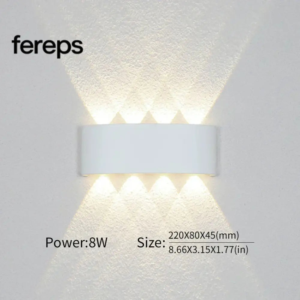 Modern Waterproof LED Wall Light for Indoor and Outdoor Use