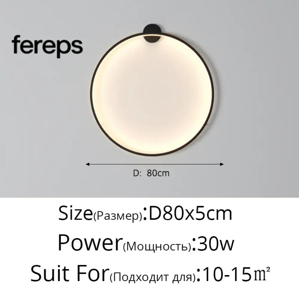 Moon LED Wall Light – Modern Wall Lamp for Bedroom Living Room and Hallway